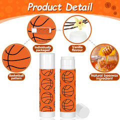 AKAIXI 24-pack lip balms, bulk gift set for teammates and fans.