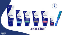 Akileine Akilenjur Cream feet application softens cracked areas with lasting comfort.