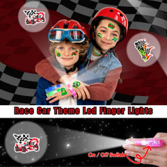 AKRMABEUP eight LED finger light designs for celebrations.