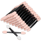 Akstore disposable dual-sides eyeshadow sponges for quick color changes.