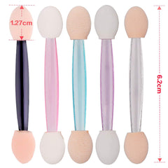Akstore eye shadow applicator with soft sponge for smooth eyelid coverage