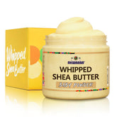 AKWAABA Whipped Shea Butter jar front, creamy texture ideal for daily moisturization.
