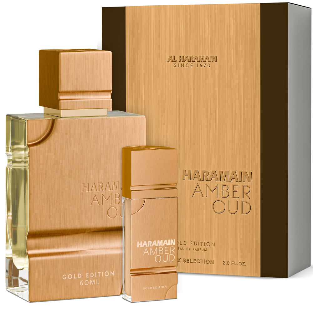 Al Haramain Amber Oud Gold Edition bottle close-up, highlighting premium bottle design for everyday luxury.