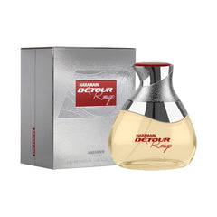 Al Haramain Detour Rouge cap details, easy spray control for daily use.