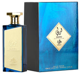 Al Wataniah Eternal Perfume Lazuli bottle showcases premium fragrance for daily elegance