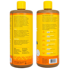 Alaffia Authentic African Black Soap unscented label highlights natural ingredients for multi-use cleansing.