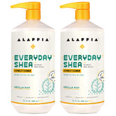 Alaffia EveryDay Shea Conditioner bottle-front shows daily moisture from Vanilla Mint