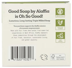 Alaffia Peppermint Good Soap Pack four-bars close-up highlights bar texture and aroma.