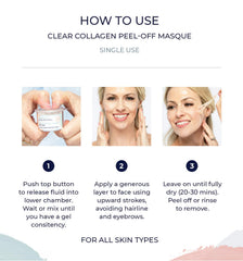 Alana Mitchell peel-off mask removed revealing smoother skin texture.