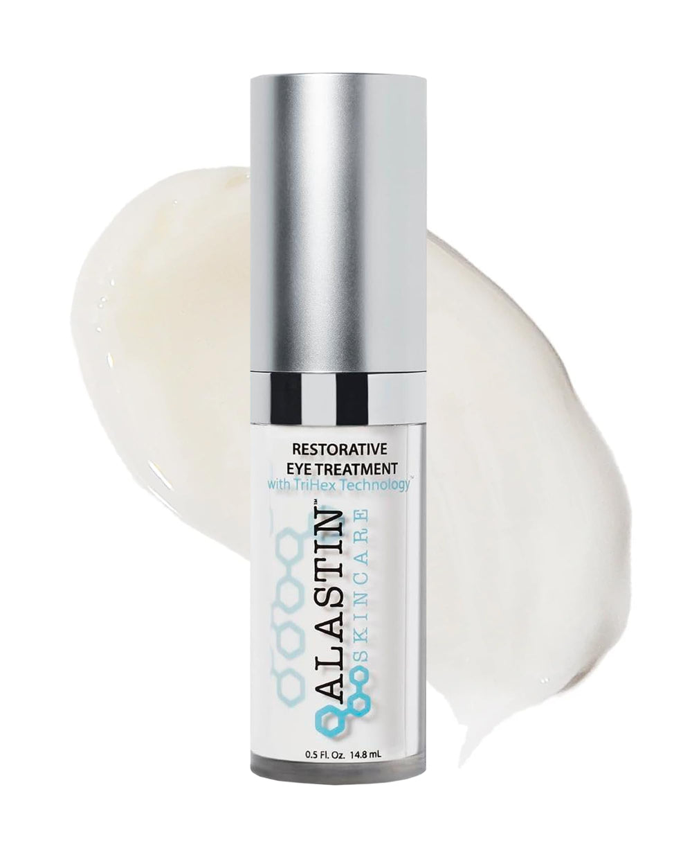 ALASTIN Restorative Eye Treatment bottle highlighting premium packaging for daily eye care