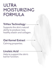 Cream swatch on hand demonstrating quick absorption by ALASTIN moisturizer.