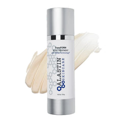 ALASTIN TransFORM Body Treatment bottle shows hydrating firming action for smoother skin