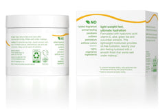 Alba Botanica Aloe & Green Tea Moisturizer being applied for a light, non-greasy feel.