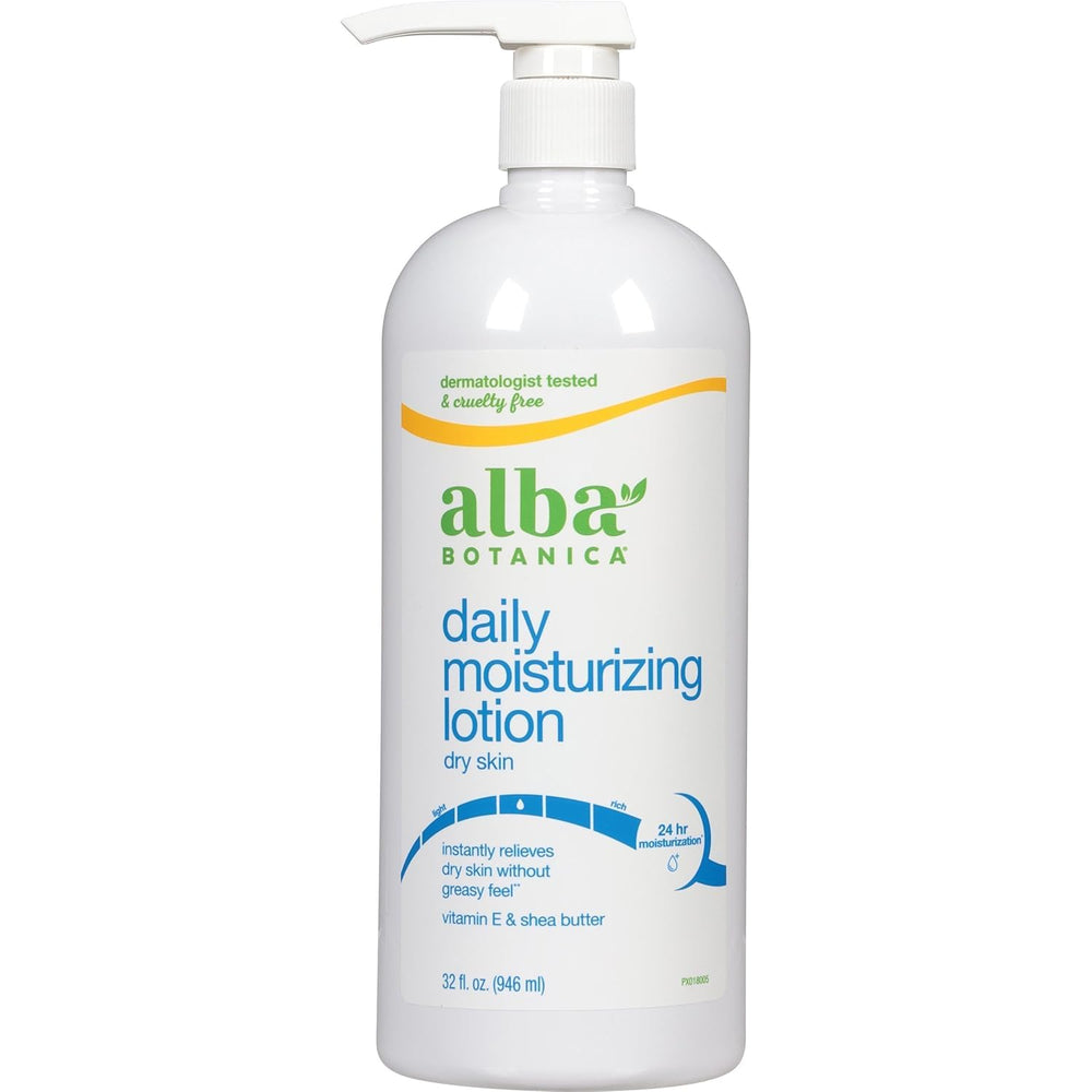 Alba Botanica Very Emollient Maximum bottle showing long lasting hydration