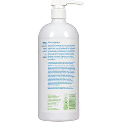 Close-up of Alba Botanica lotion texture for dry skin relief