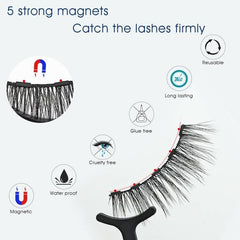 Alcastar+ waterproof lashes and eyeliner keep your look intact all day.