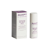 Alchimie Forever Protective Day Cream SPF 23 bottle for daily hydration and sun protection.