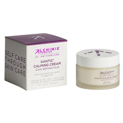 Alchimie Forever Kantic Calming Cream front bottle illustrates soothing, redness-reducing hydration.