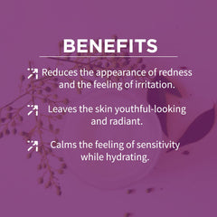 Alchimie Forever Kantic Calming Cream texture close-up showcases smooth gel-cream feel.