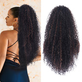 Alebery 27-inch drawstring ponytail extension for quick, comfortable length.