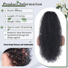 Alebery deep-curly texture looks natural for everyday elegance.