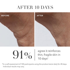 Genus product texture closeup highlighting creamy, silky feel for skin comfort