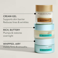 Algenist vitamin E liposomes illustrate hydration and smoother texture