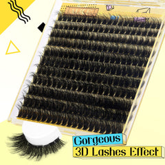 ALICE Thick 3D Clusters close-up fibers highlight ultra-fine lashes