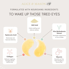 Alice & Mason eye patches with hyaluronic acid for hydration under eyes