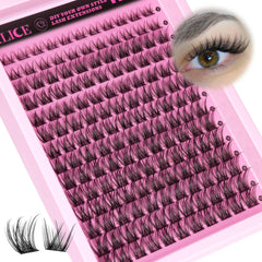 ALICE natural cluster eyelashes with 154 pieces for versatile everyday looks