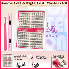 ALICROWN HAIR fairy cluster lashes create delicate anime charm.
