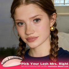 ALICROWN HAIR silk-soft fiber lashes offer lightweight comfort.