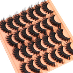 ALICROWN HAIR Strip Lashes thick wispy layers for dramatic volume.