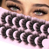 ALICROWN Mink Lashes 20mm dramatic length for bold eye definition.