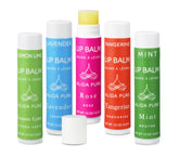 ALIDA PURE Aria Lip Balm Lemon Lime tube provides lightweight hydration for dry lips