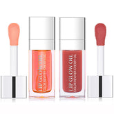 Alisesun Lip Glow Oil bottle in pink provides hydration and shine.