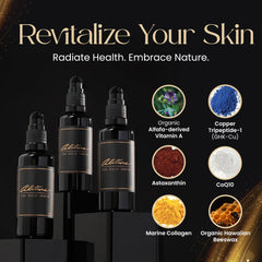 Alitura Gold Serum golden drop on skin suggests quick hydration.