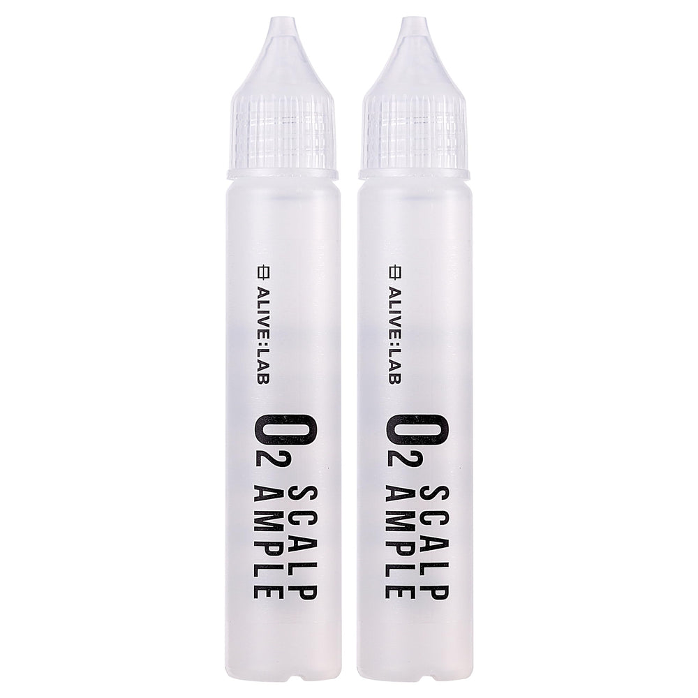 ALIVE:LAB ALIVELAB O2 Scalp Ampoule bottle shown for hydrating, gentle scalp care.