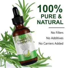 ALIVER Rosemary oil with fresh rosemary leaves for natural use.