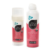 All Good Makes Everything Better SPF 50 Butter Stick on face, nose and ears for gentle protection.