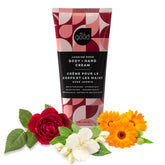 All Good Hand & Body Lotion bottle with jasmine rose scent for daily hydration.
