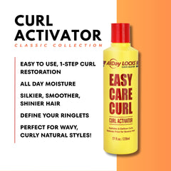 AllDay Locks curl activator delivers shiny, defined curls with natural movement.