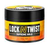 AllDay Locks Lock N Twist gel jar shows strong hold for locs and twists