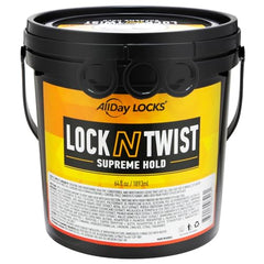 AllDay Locks Lock N Twist Supreme Hold twist-session demonstrates firm hold and smooth application
