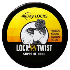 AllDay Locks gel during twists offers smooth application and moisture on hair.