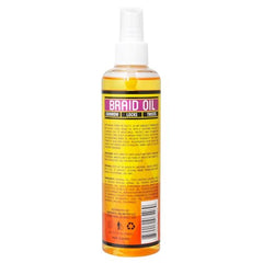 AllDay Locks Braid Foam hair texture demo highlights frizz reduction and smooth strands.