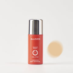 Alleven Color Shield Spray in action being misted onto skin for even tone.