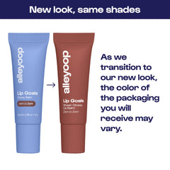 ALLEYOOP Lip Goals hydrating lip care in a glossy look gives soft, nourished lips.