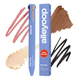 ALLEYOOP Pen Pal 4-in-1 makeup pen eyeliner for quick, on-the-go touch-ups