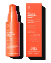 Allies of Skin 35% Vitamin C serum bottle for radiant daytime use.